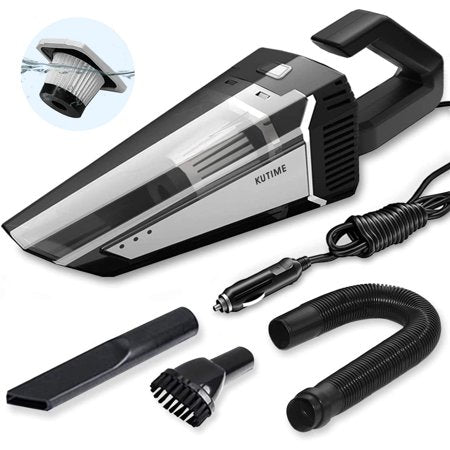 KUTIME Car Vacuum Cleaner, Strong Suction of 5500PA Super Powerful Handheld Vacuum Pet Hair Cleaner.