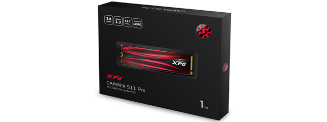XPG GAMMIX 1TB S11 Pro 3D NAND PCIe NVMe Gen3x4 M.2 2280 SSD (AGAMMIXS11P-1TT-C).