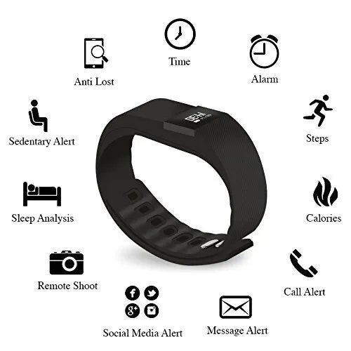 Rubber TW64 Fitness Band, For Office,Gym (LNC)