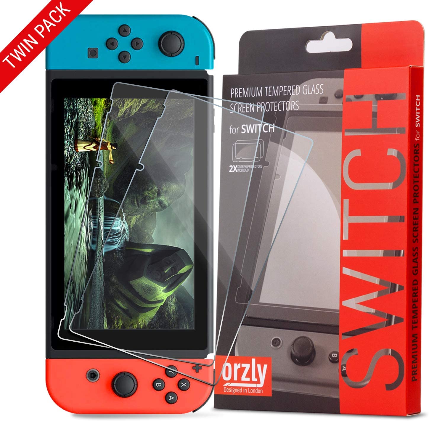 Glass Screen Protectors Compatible with Nintendo Switch. - e4cents