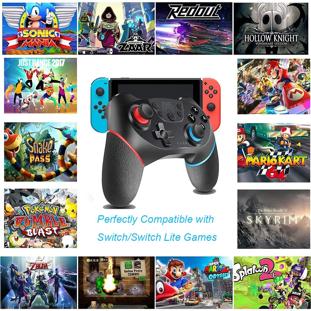 FREE - Wireless Bluetooth Switch Pro Controller Gampad, Joypad,  Pro Controller, Compatible for Nintendo Switch   -  (LNC)