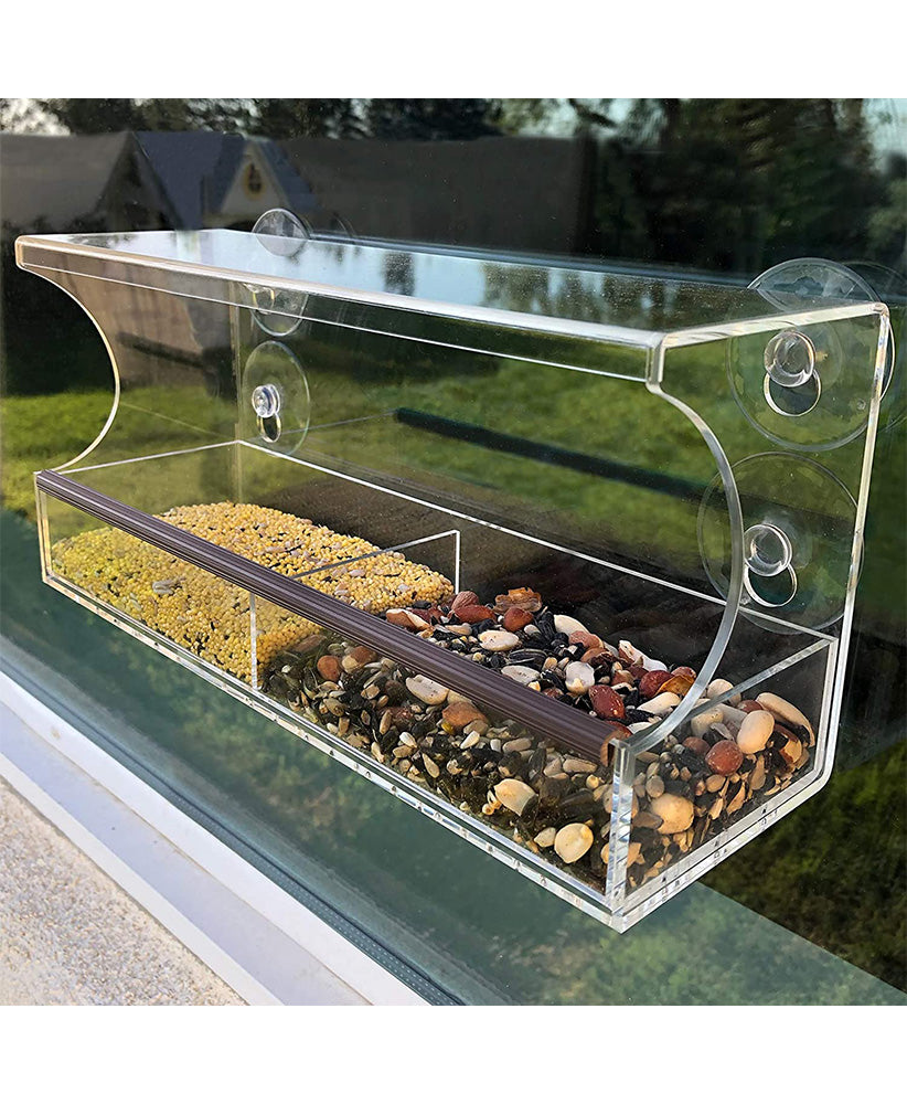 Window Bird Feeder with Strong Suction Cups   -  (LNC)