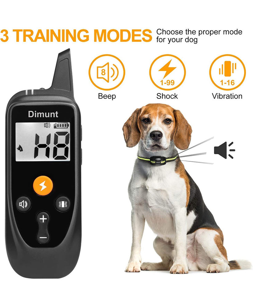 Dimunt Dog Rechargeable  Training Collar  Beep, Vibration  - (NC)