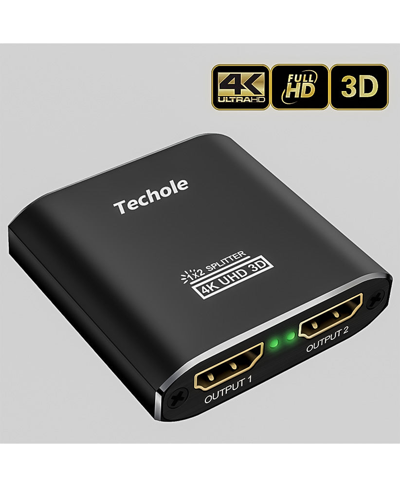 FREE - HDMI Splitter 1 in 2 Out - Techole 4K 2 Way HDMI Splitter  -  (NC)