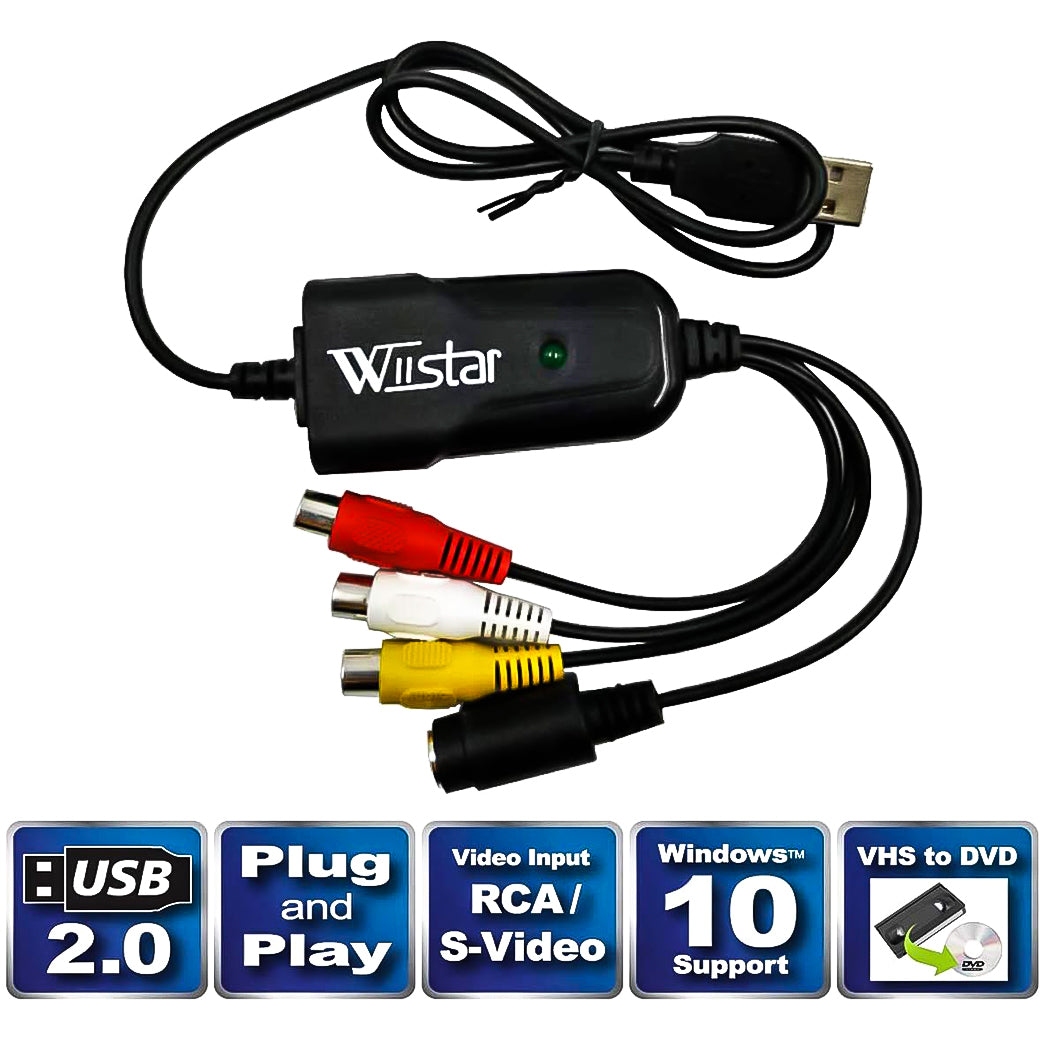 Wiistar HDMI / USB to AV CVBS S-Video Converter Adapter Composite R L Audio (LNC)
