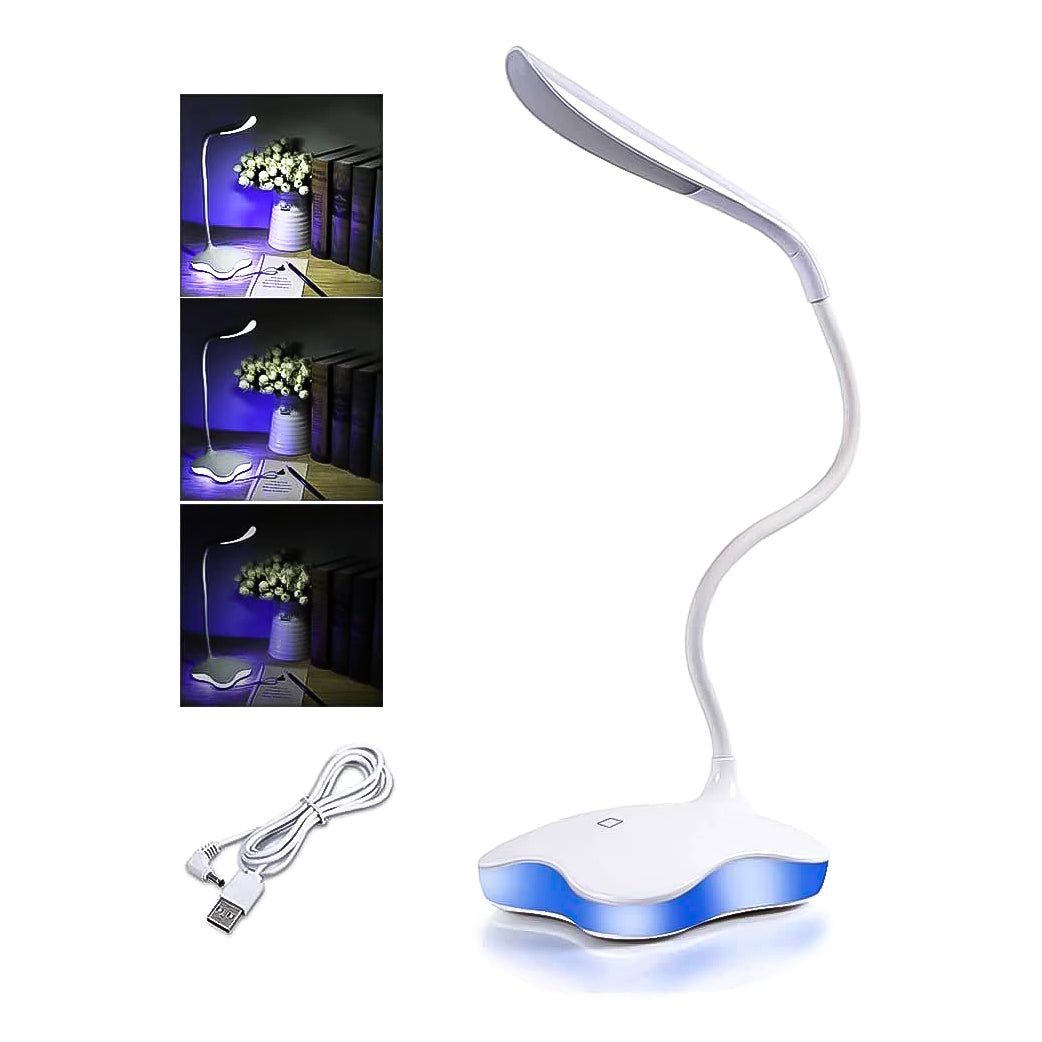 TryLight Dimmable Led Desk Lamp, 3 Levels Brightness and 1 Night Light. (LNC)