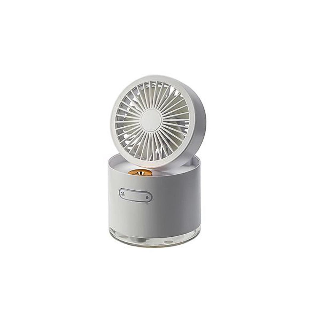 WT-D22 Mini Desktop Fan Two-in-one Folding Humidifier Fan. (LNC)