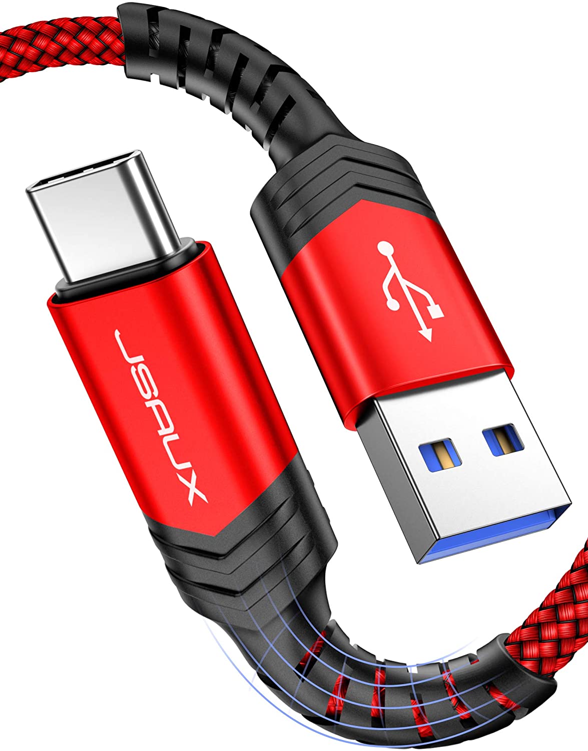 STRONG USB 3.0 Type C Cable [2 Pack, 6.6ft/2M] , JSAUX Fast Charging 3A USB C Cables.