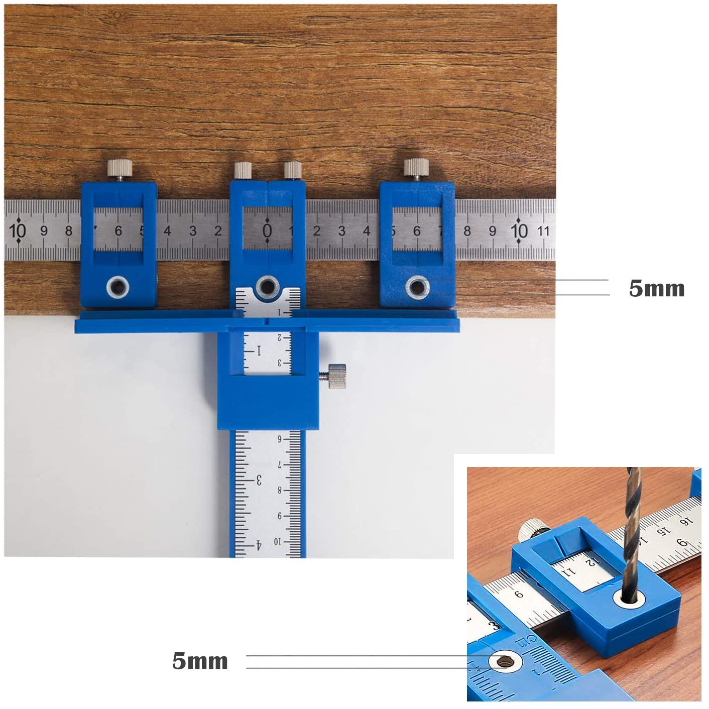FREE - Cabinet Hardware Template Tool-Adjustable Drill Guide - e4cents