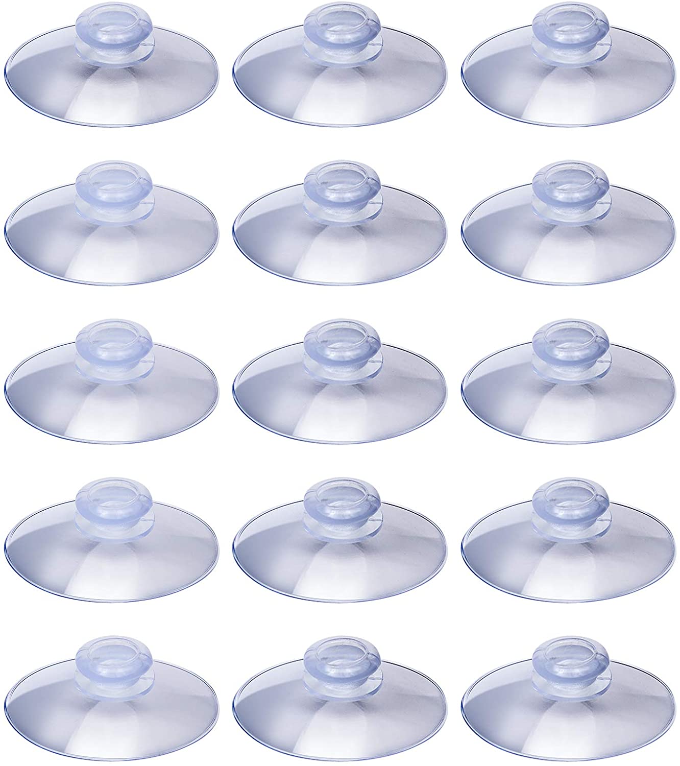 TOYMIS 15Pcs 1.6 Inch Large Suction Cups Without Hook.