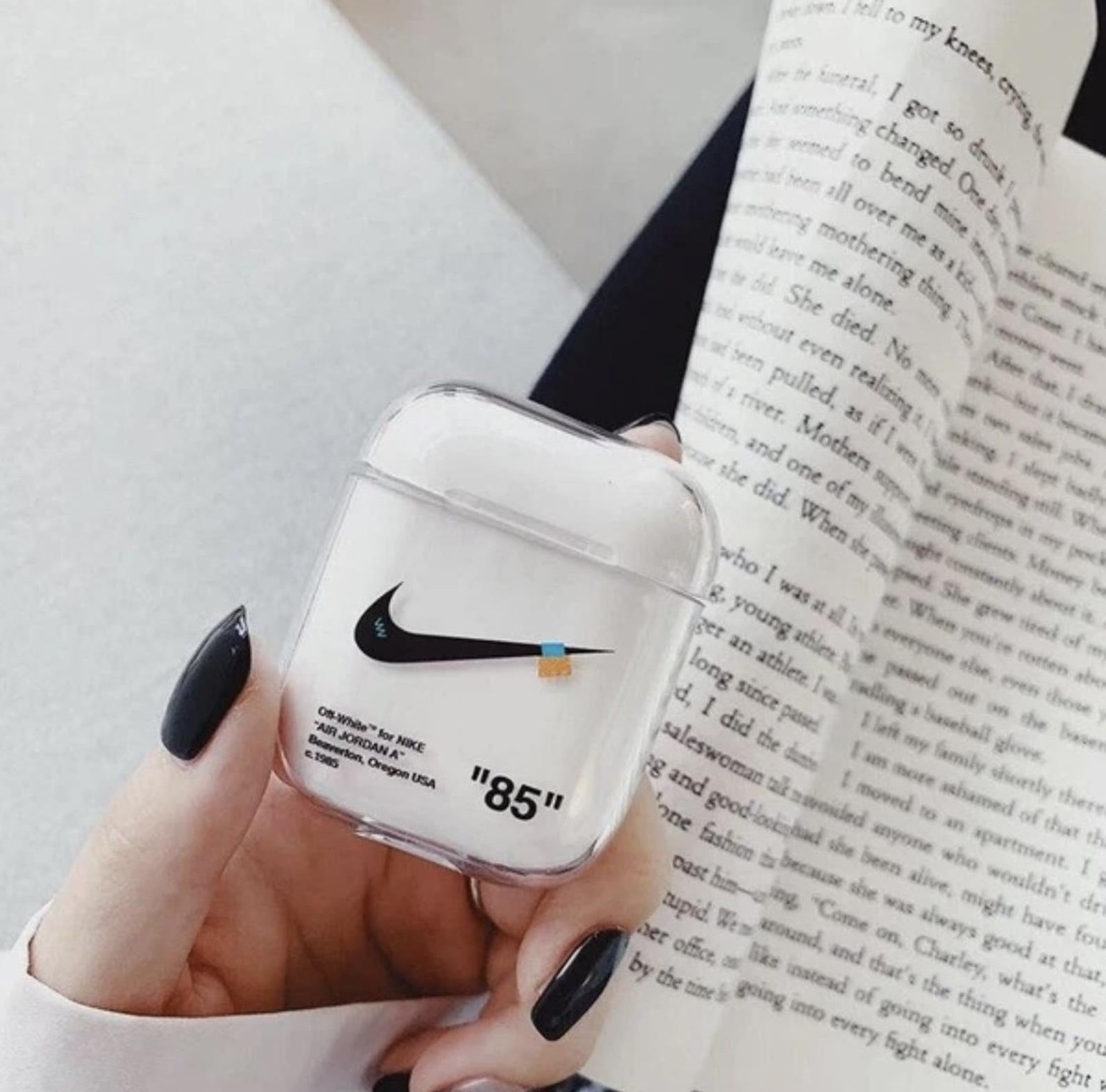 Nike X Off-White Airpod Case - Clear - e4cents