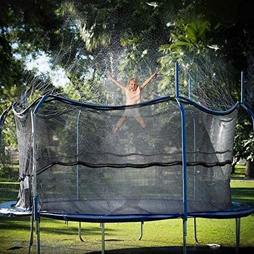 Becoyou Trampoline Sprinkler, Trampoline Outdoor Water Sprinklers for Kids Trampoline Accessories Water Park Summer Fun Games Yard Toys (39.3ft) - e4cents