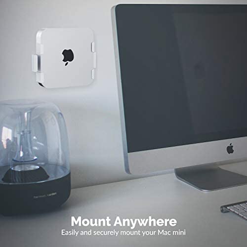 Sabrent Mac Mini VESA Mount/Wall Mount/Under Desk Mount (BK-MACM.) - e4cents