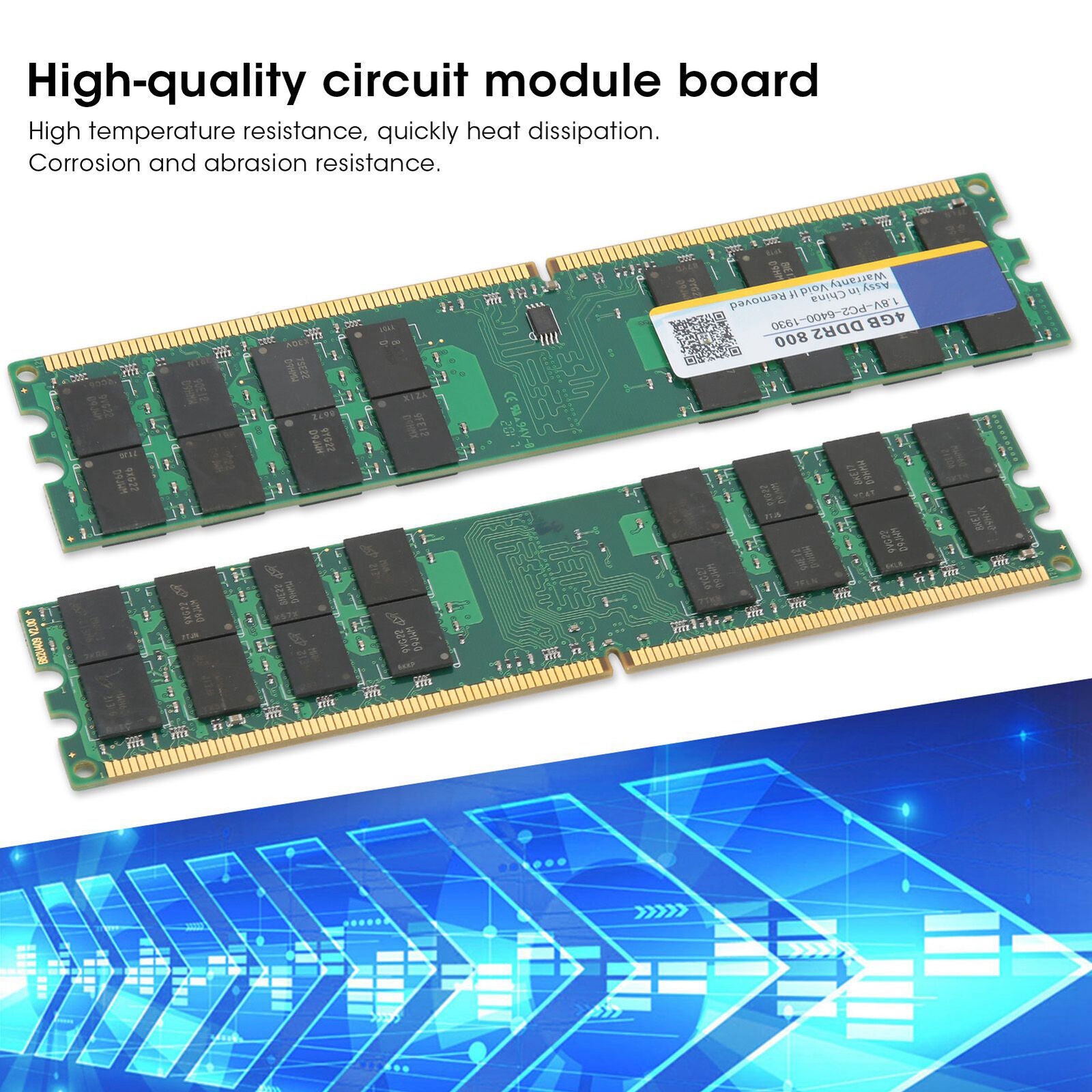 FREE Xiede Desktop Computer Memory RAM DDR2 4GB 800Mhz PC2?6400 1.8V for AMD 2nd Gen(LNC).