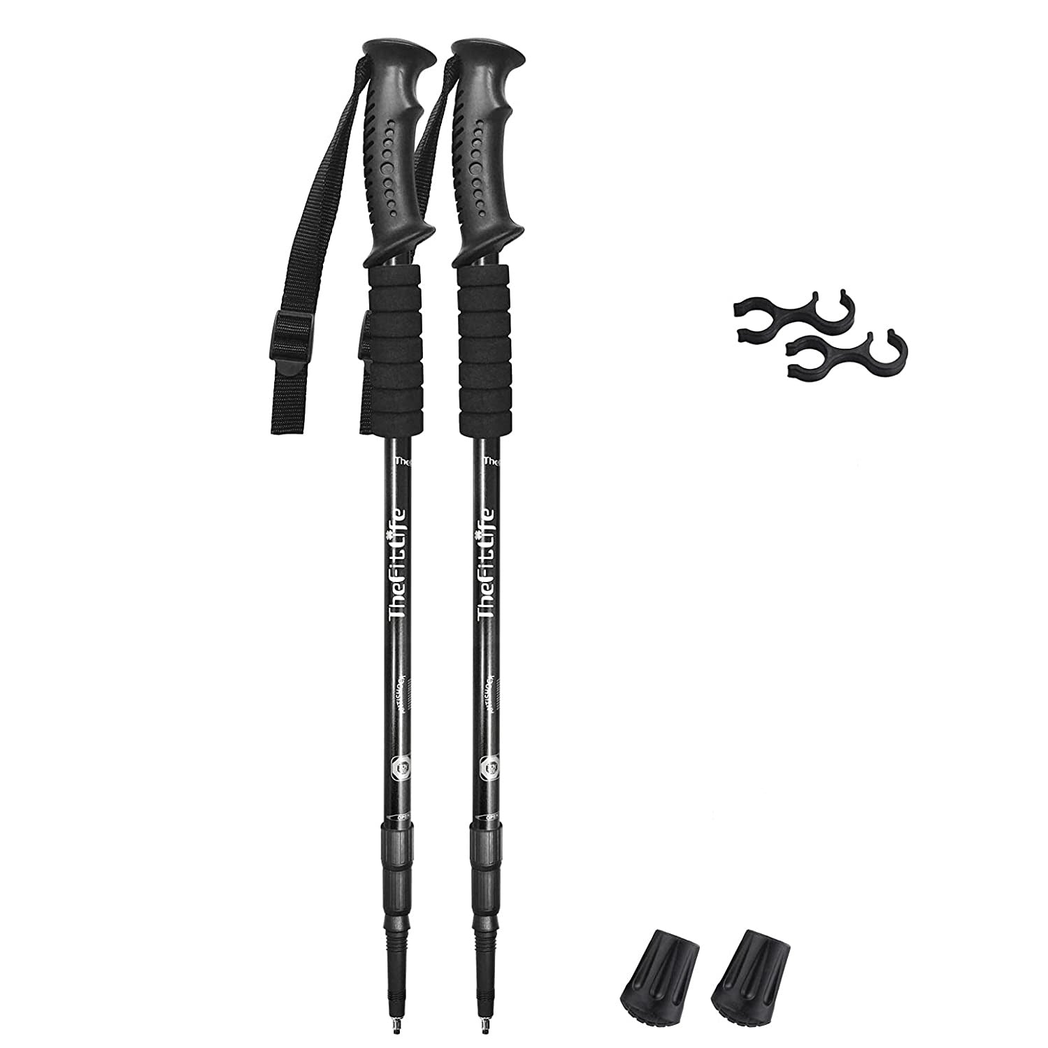 TheFitLife Nordic Walking Trekking Poles With Antishock And Quick Lock.