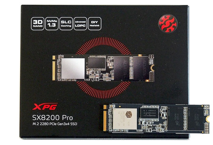 XPG SX8200 Pro 1TB 3D NAND NVMe Gen3x4 PCIe M.2 2280 Solid State Drive.