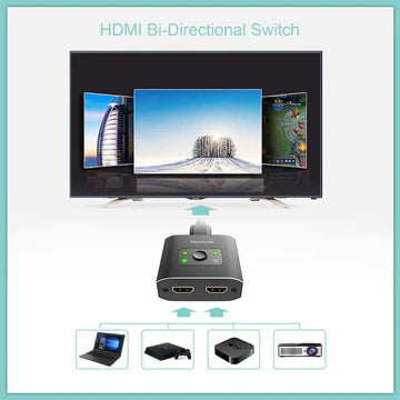 TECHOLE 4K HDMI SPLITTER ALUMINUM / SWITCHER BI-DIRECTION - (LNC)